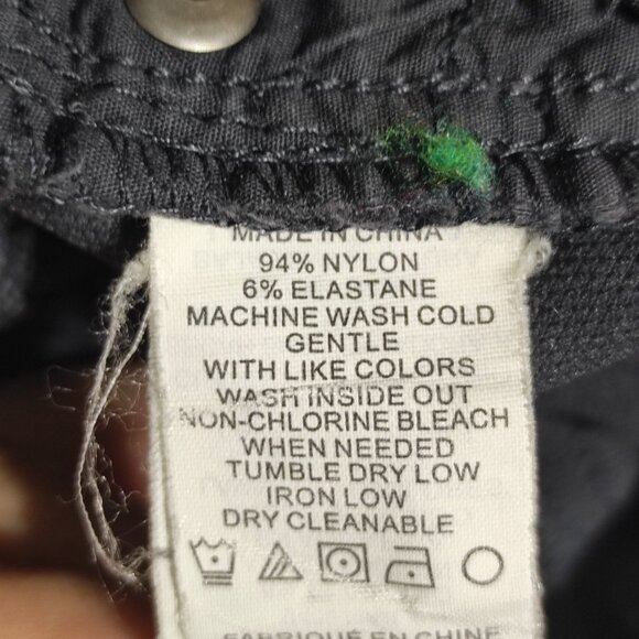 prAna pants women's size 4 grey colour Moto style straight leg skinny stretchy - Picture 8 of 14